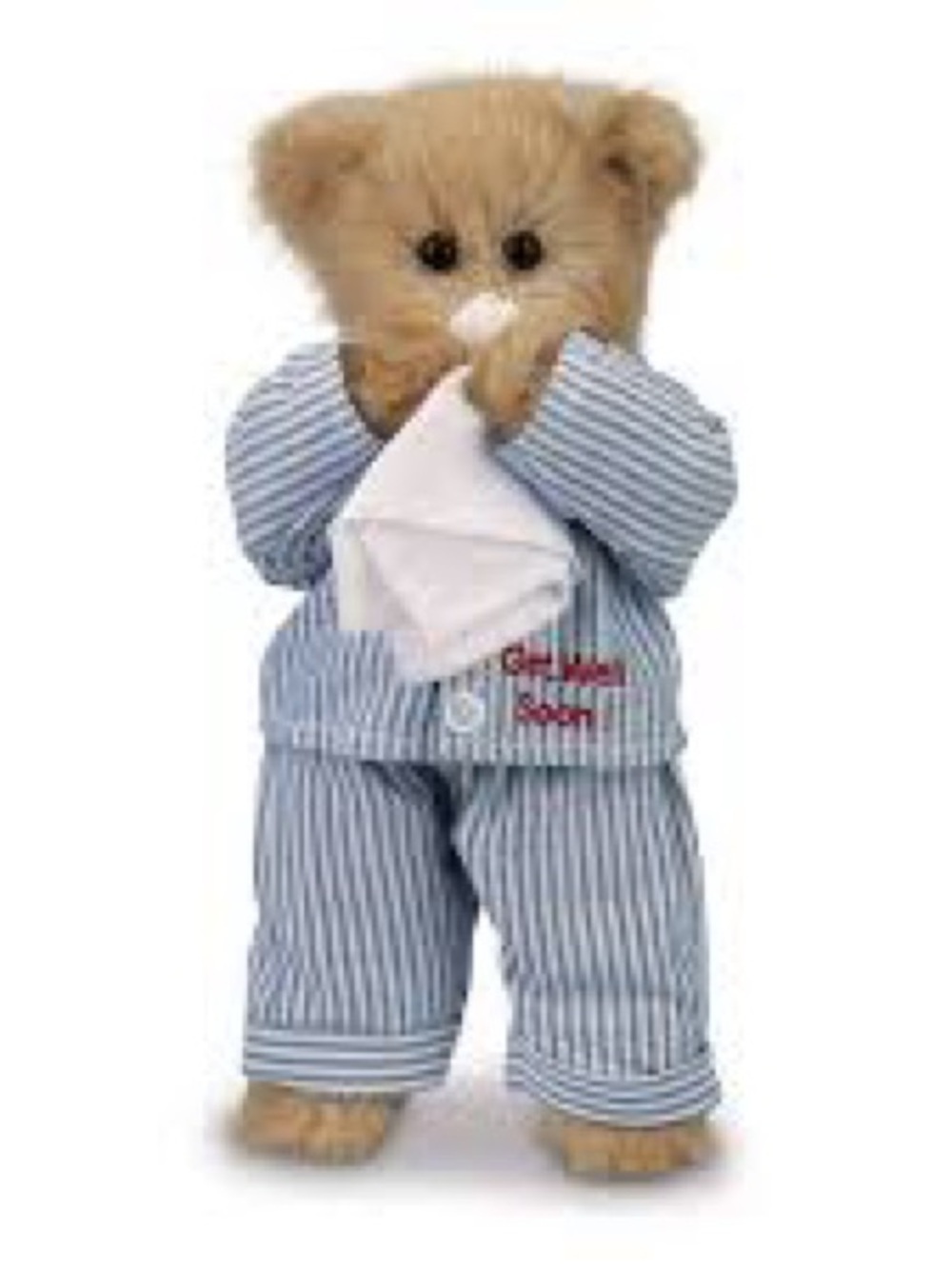 The Bearington Collection -Limited Collectible Illie Willie Plush -Get Well Soon